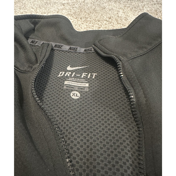 Nike Dri-Fit 1/4 Zip Pullover Colgate Raiders Black Men’s XL Athletic Jacket - Picture 2 of 8